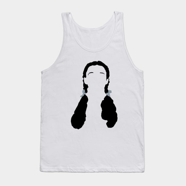 Wizard of Oz Dorothy Hair SIlhouette Tank Top by AnotherOne